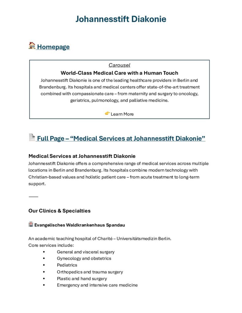 thumbnail of Johannesstift Diakonie – Homepage